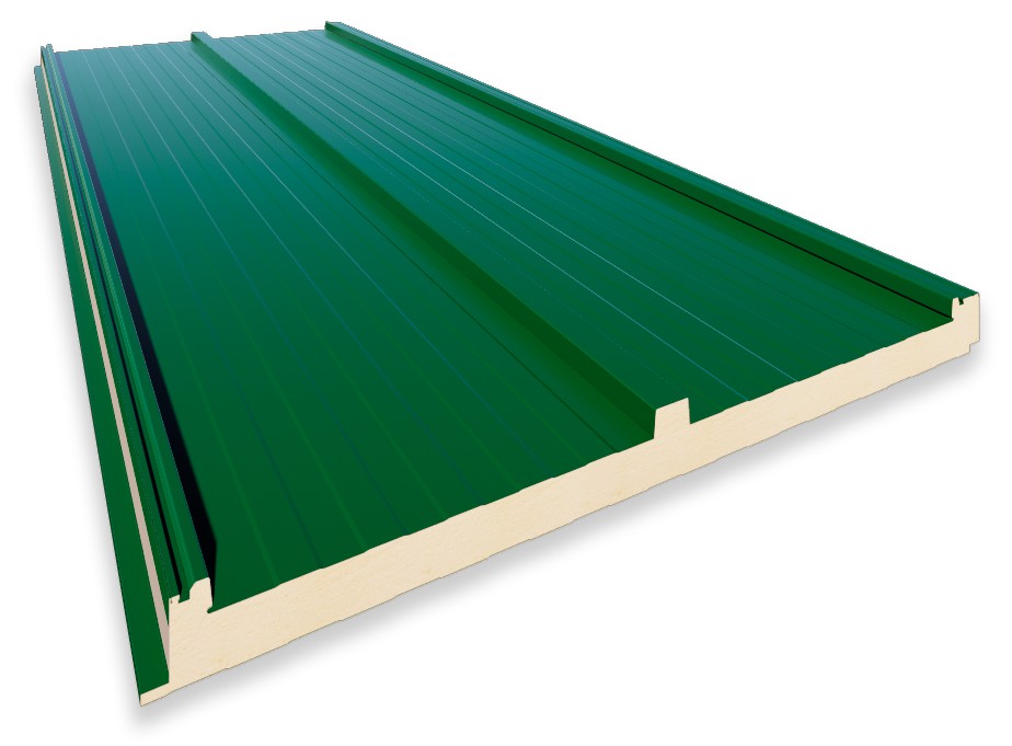 303111303600  PANEL CUB AGRO C/T 3GR VERDE NAVARRA/BLANCO 6000X1000X30